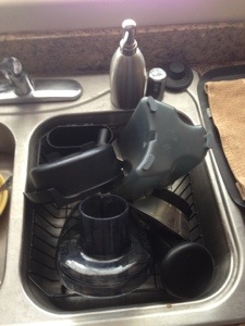 Cleaning up the 5 major pieces of the 800w GE juicer