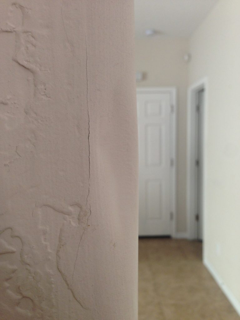 dented bullnose rounded drywall corner