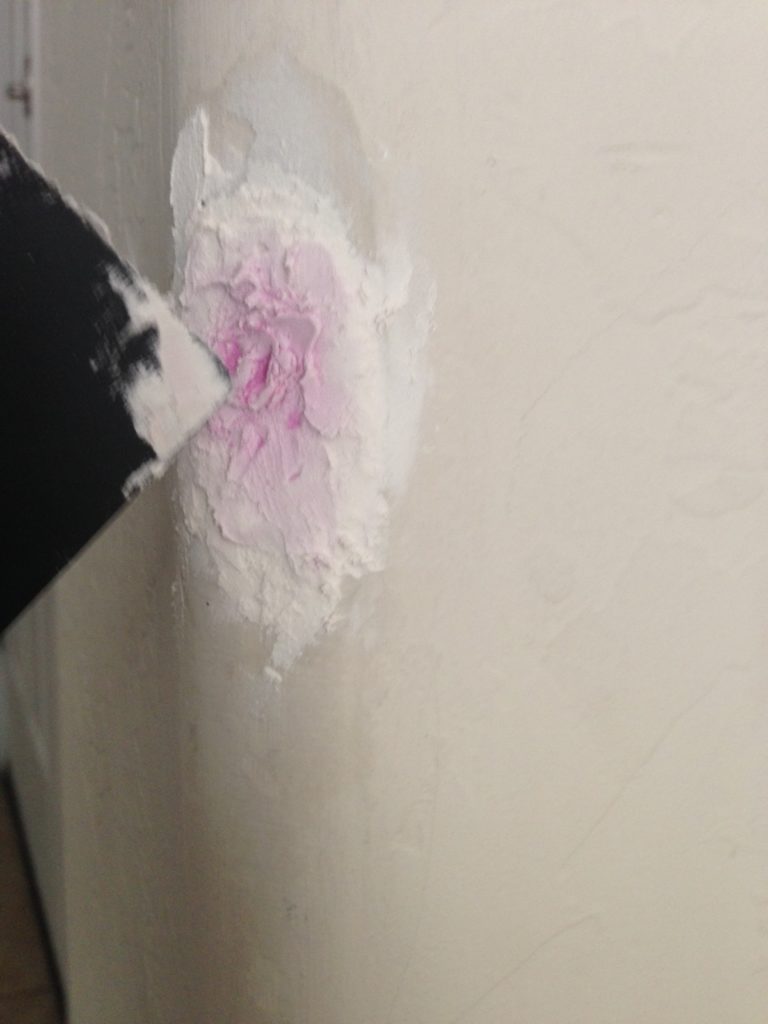 repairing dent in round drywall corner - increasing surface area