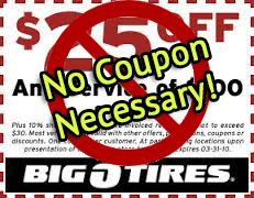 Big O Tires Coupon Discount