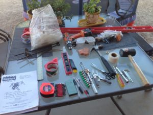 tools required to build backyard discovery swing set