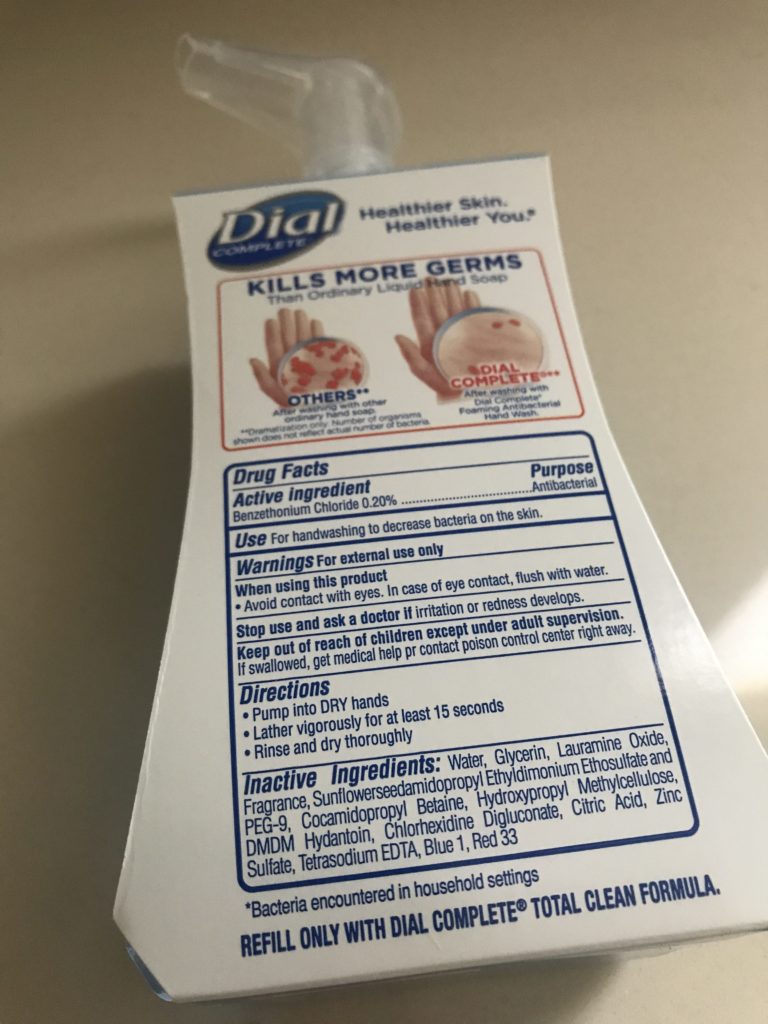 Dial Soap Ingredient Citric Acid